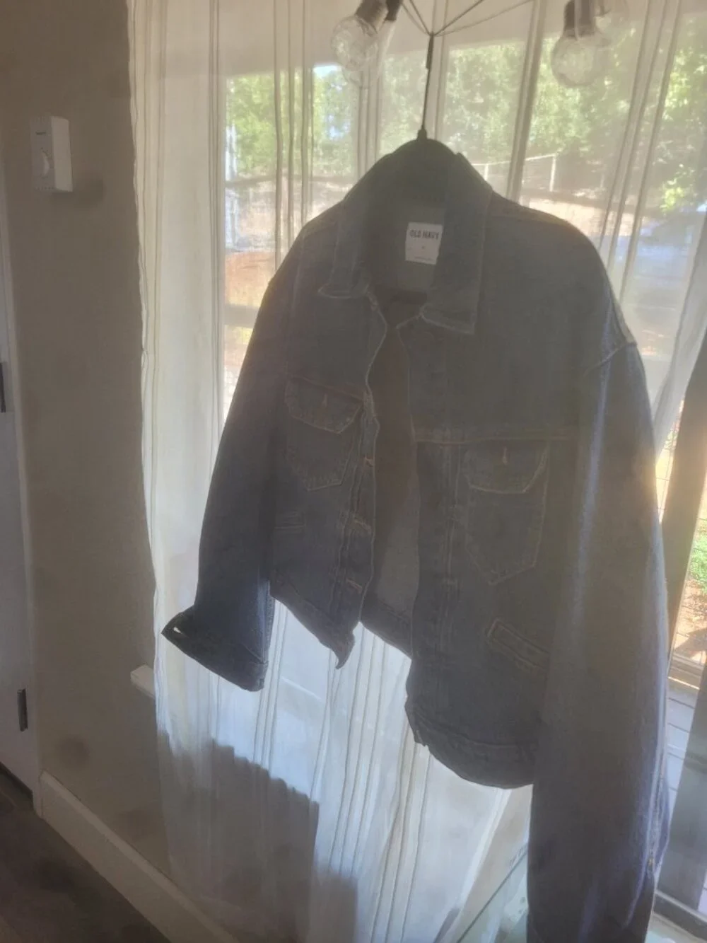 Old navy cropped denim jacket